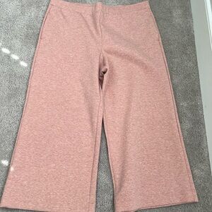 Ann Taylor comfy  pink wide leg pants. Great for fall and spring.